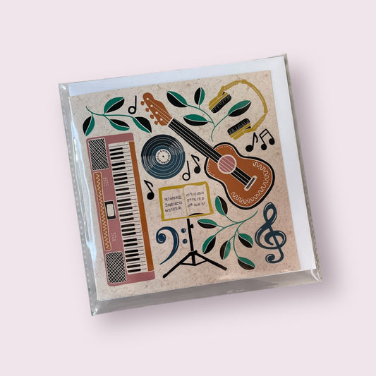 Greeting card 'hobby - music' - Helen Cloke