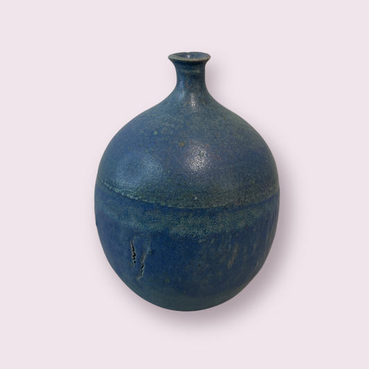 Blue bud vase - Amanda Doughty