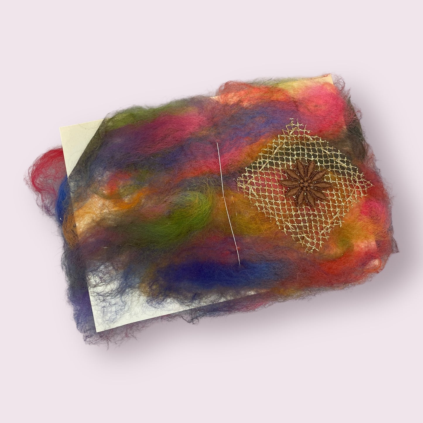 Silk and Wool Journal 'Red' - Jennifer Patterson