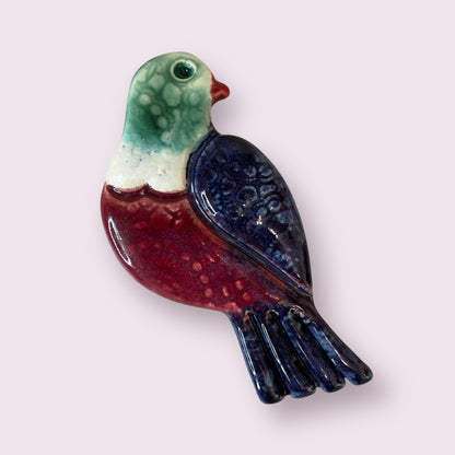 Small bird wall hanging (multiple designs) - LJH Pottery