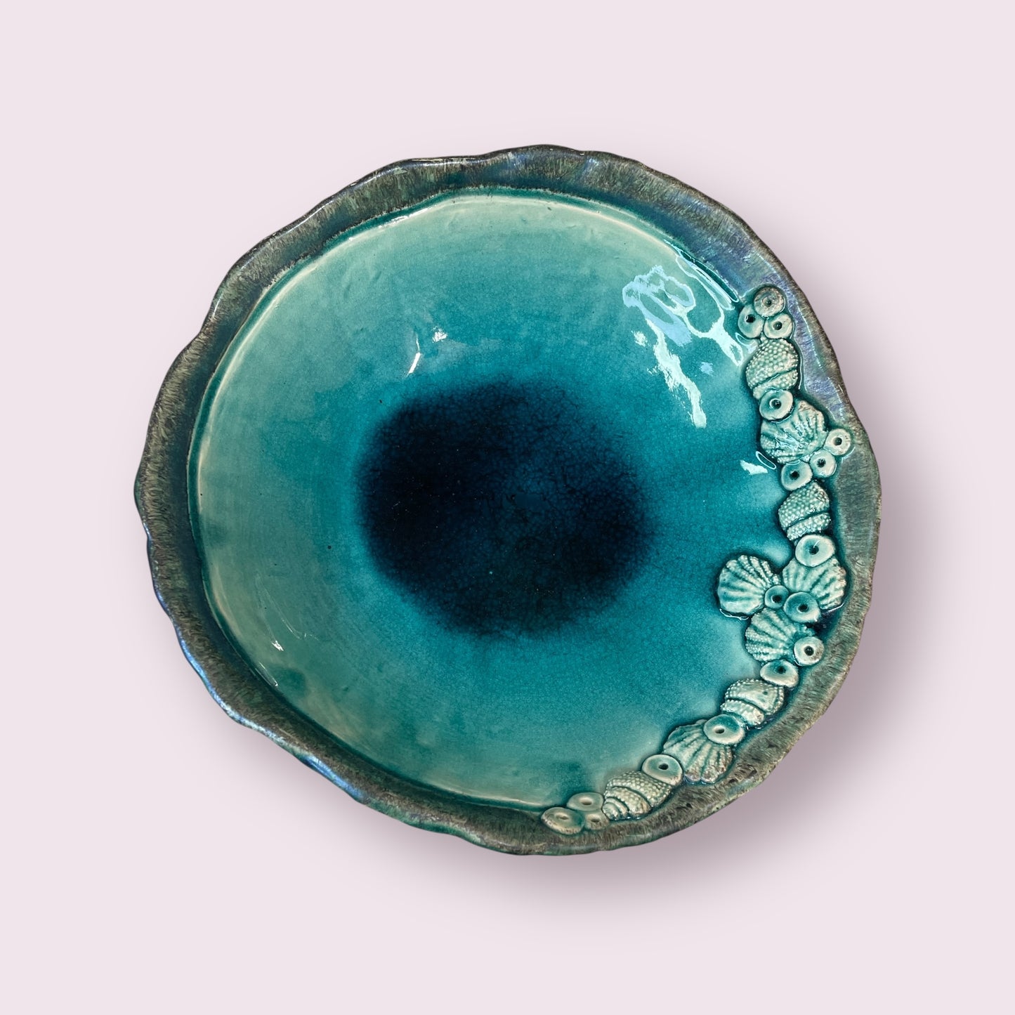 Bowl blue - LJH Pottery