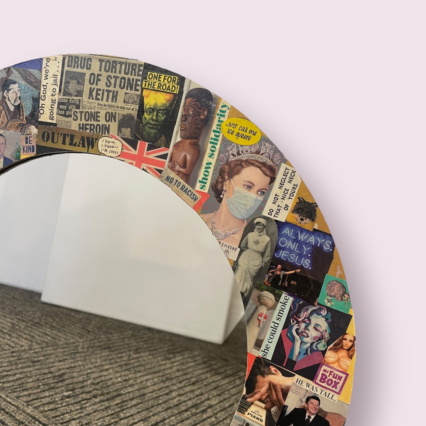 Decoupage mirror - Helen Perrin