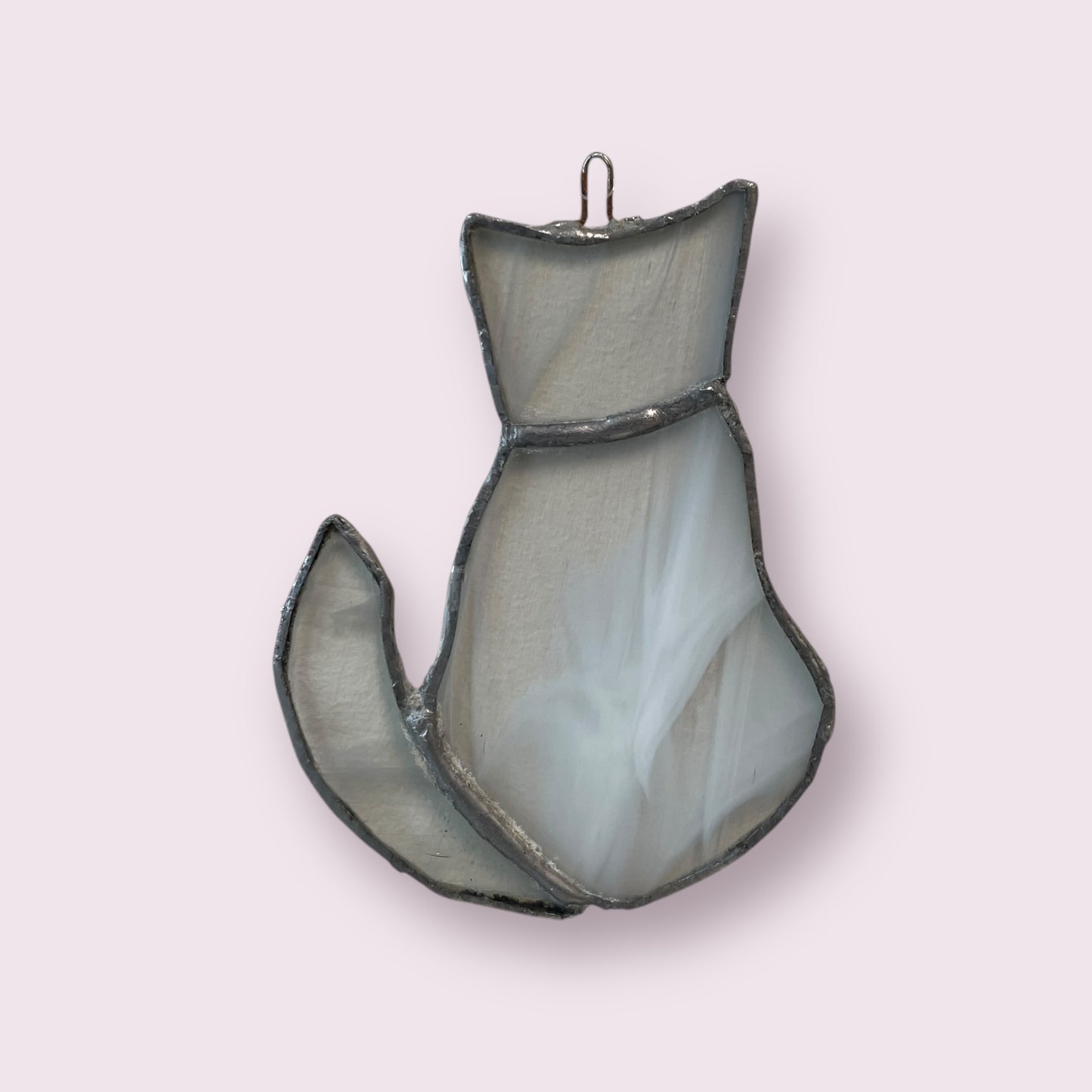 Glass cat hanging (multiple colours) - Christina Rutherford