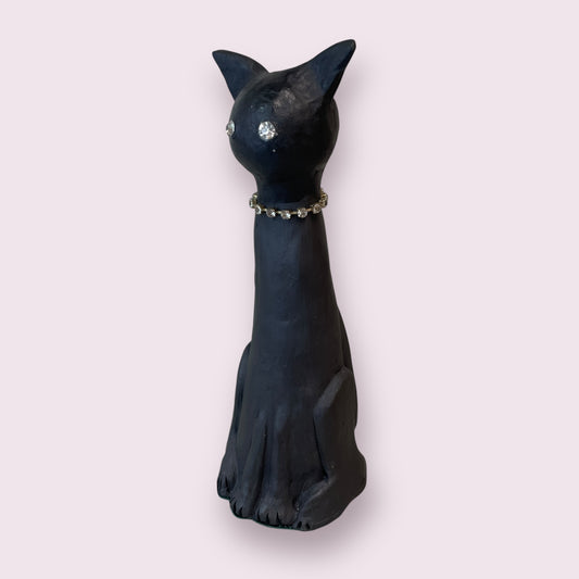 Black cat 'Crystal' - Jan Pidwell
