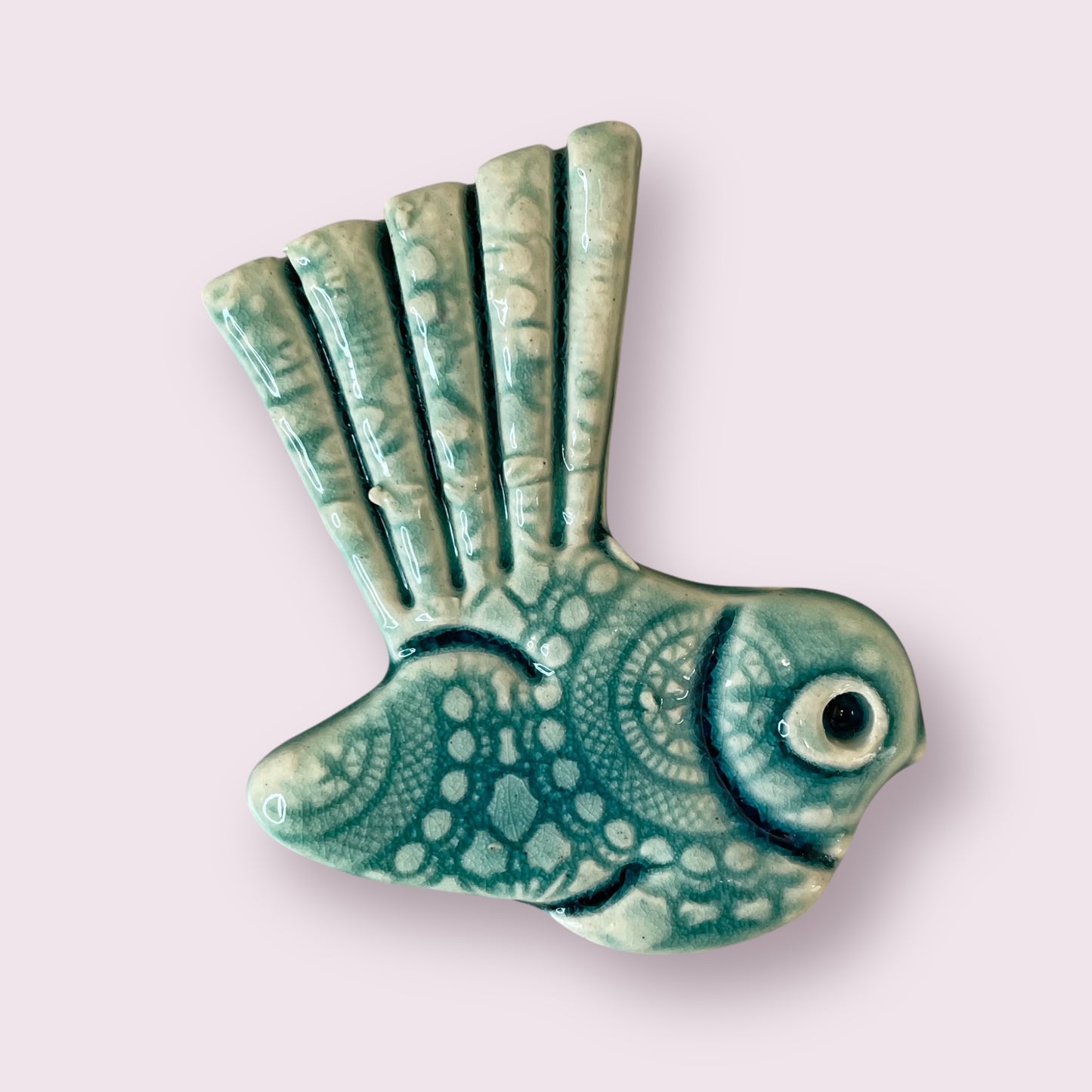 Small bird wall hanging (multiple designs) - LJH Pottery