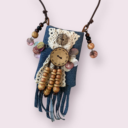 Amulet bag/necklace #1 - Eve Jones