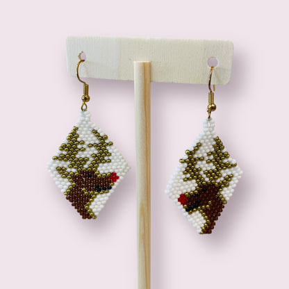 Novelty beaded earrings - June Pawley