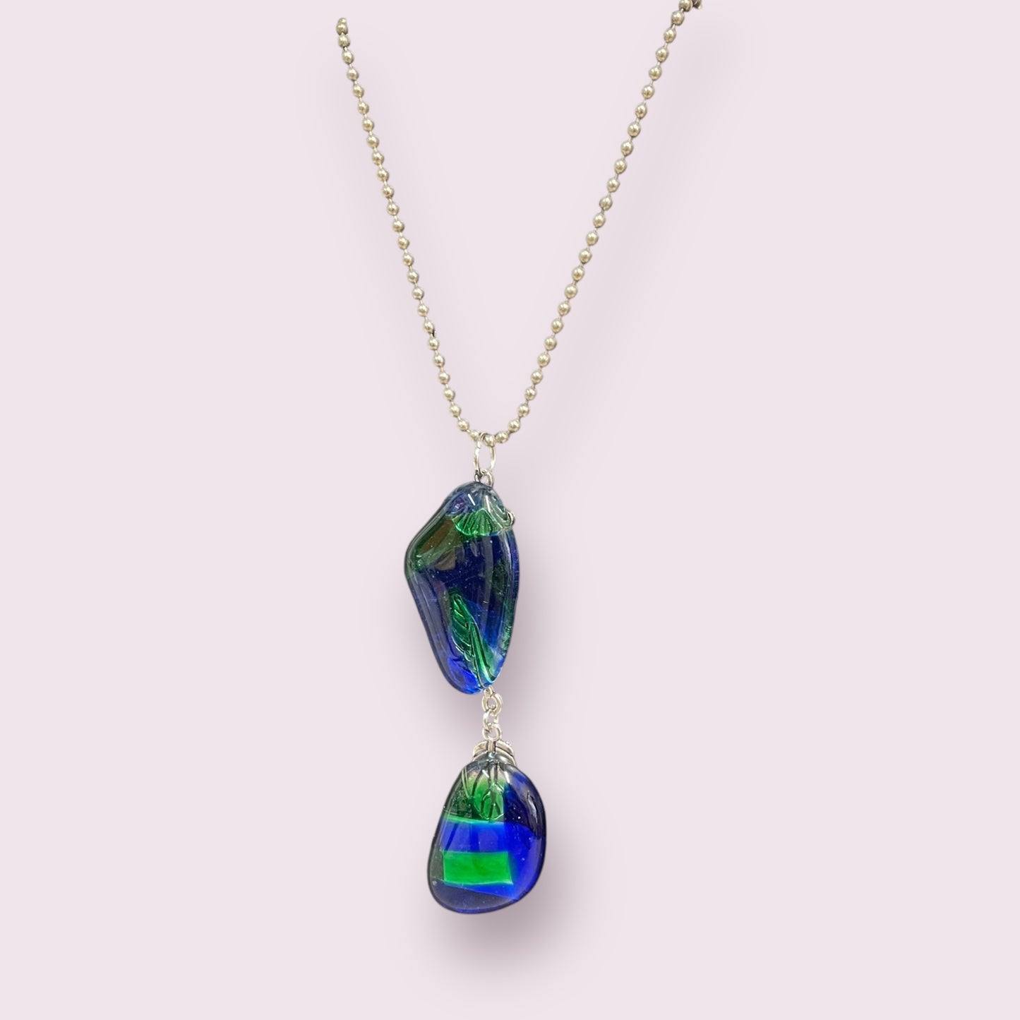 Recycled glass necklace (multiple styles) - Robyn Smaller