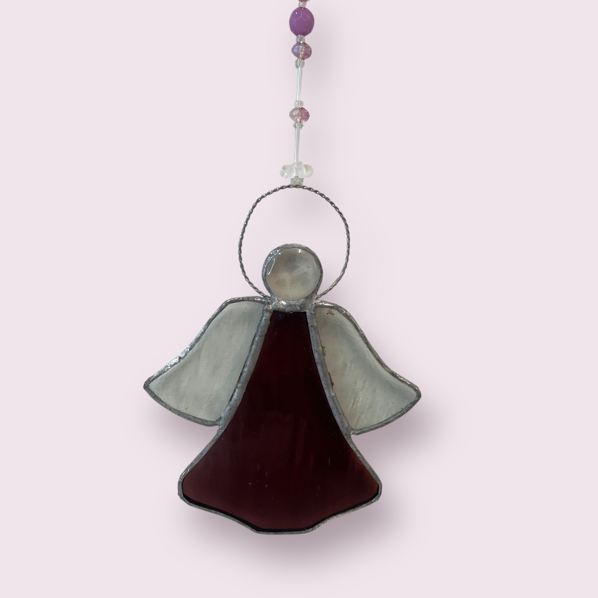 Glass angel hanging (multiple colours) - Christina Rutherford – Percy's ...