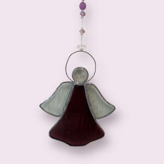 Glass angel hanging (multiple colours) - Christina Rutherford