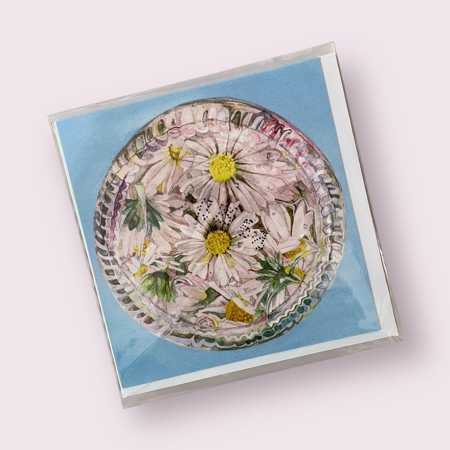 Greeting card 'Blue Daisy' - Emily Moffitt