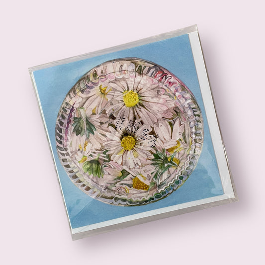 Greeting card 'Blue Daisy' - Emily Moffitt