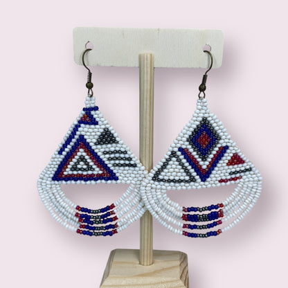 Beaded earrings - June Pawley