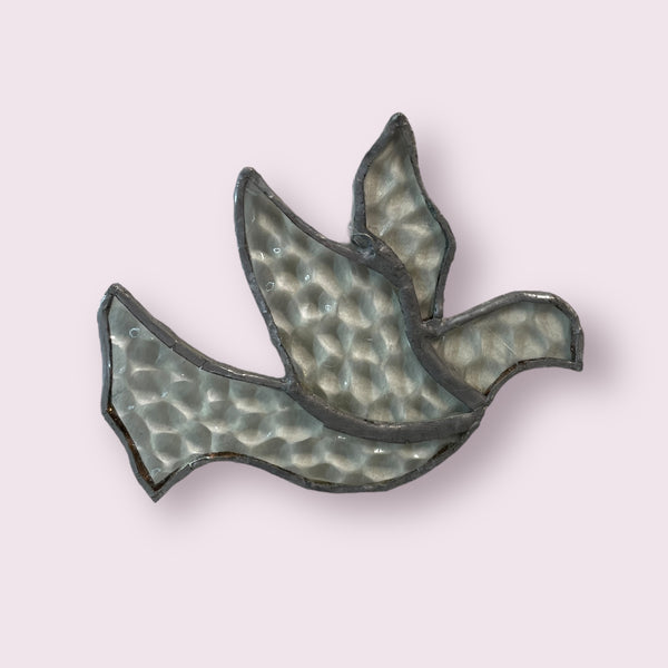 Glass dove hanging - Christina Rutherford – Percy's Place