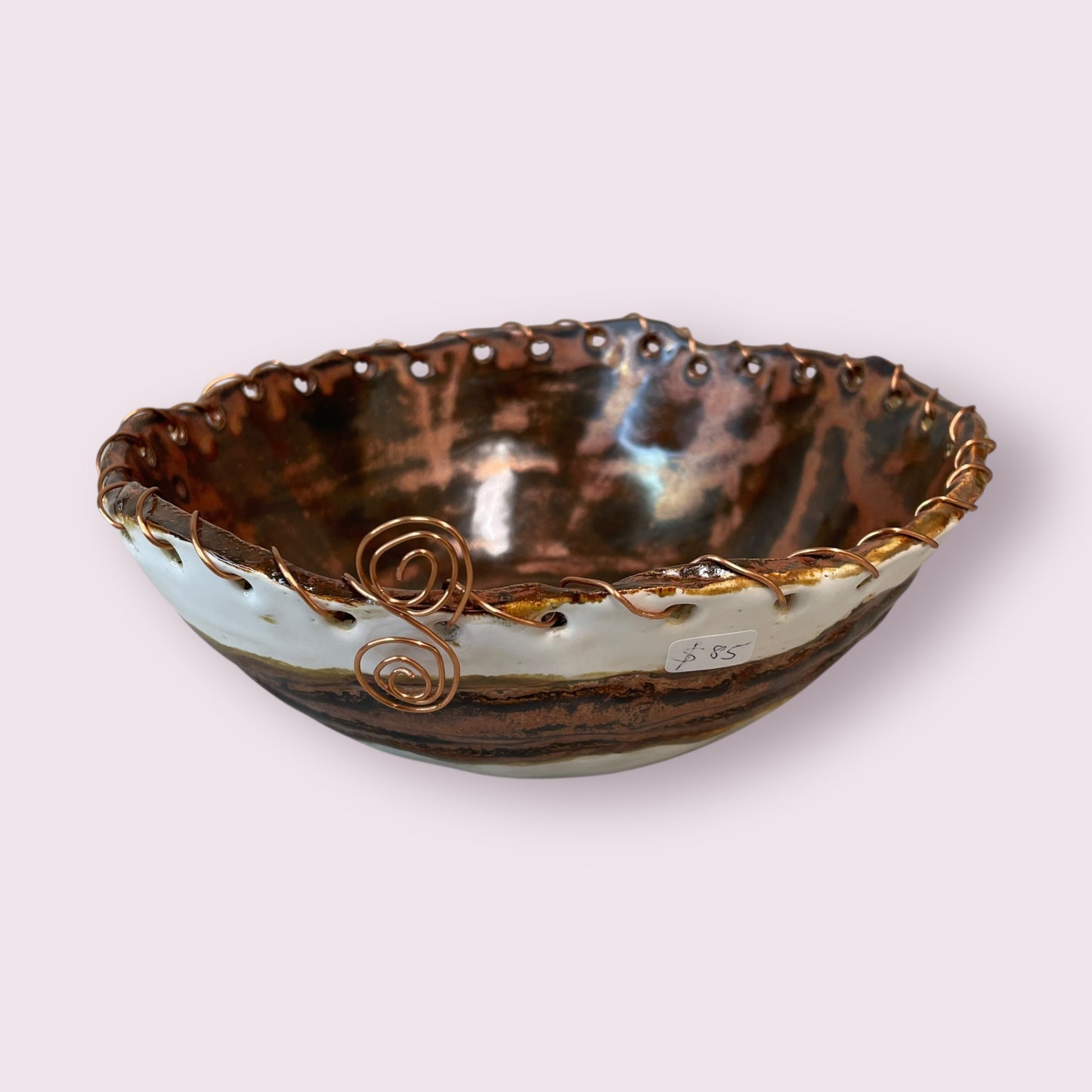Copper bowl - PJNZ Pottery