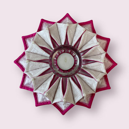 Candle wreath pink - Eve Jones