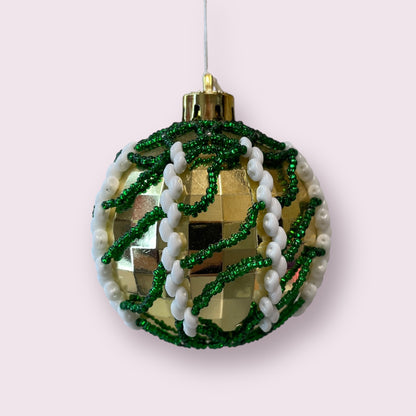 Beaded bauble (multiple colours) - June Pawley