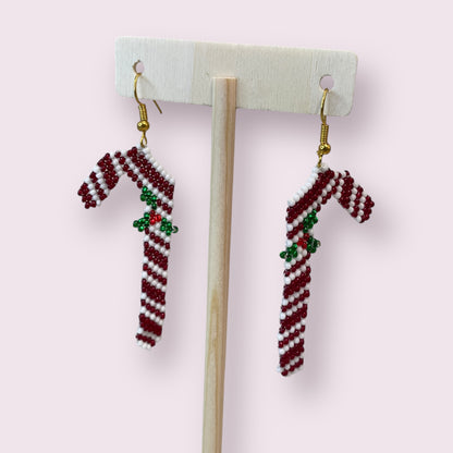 Novelty beaded earrings - June Pawley