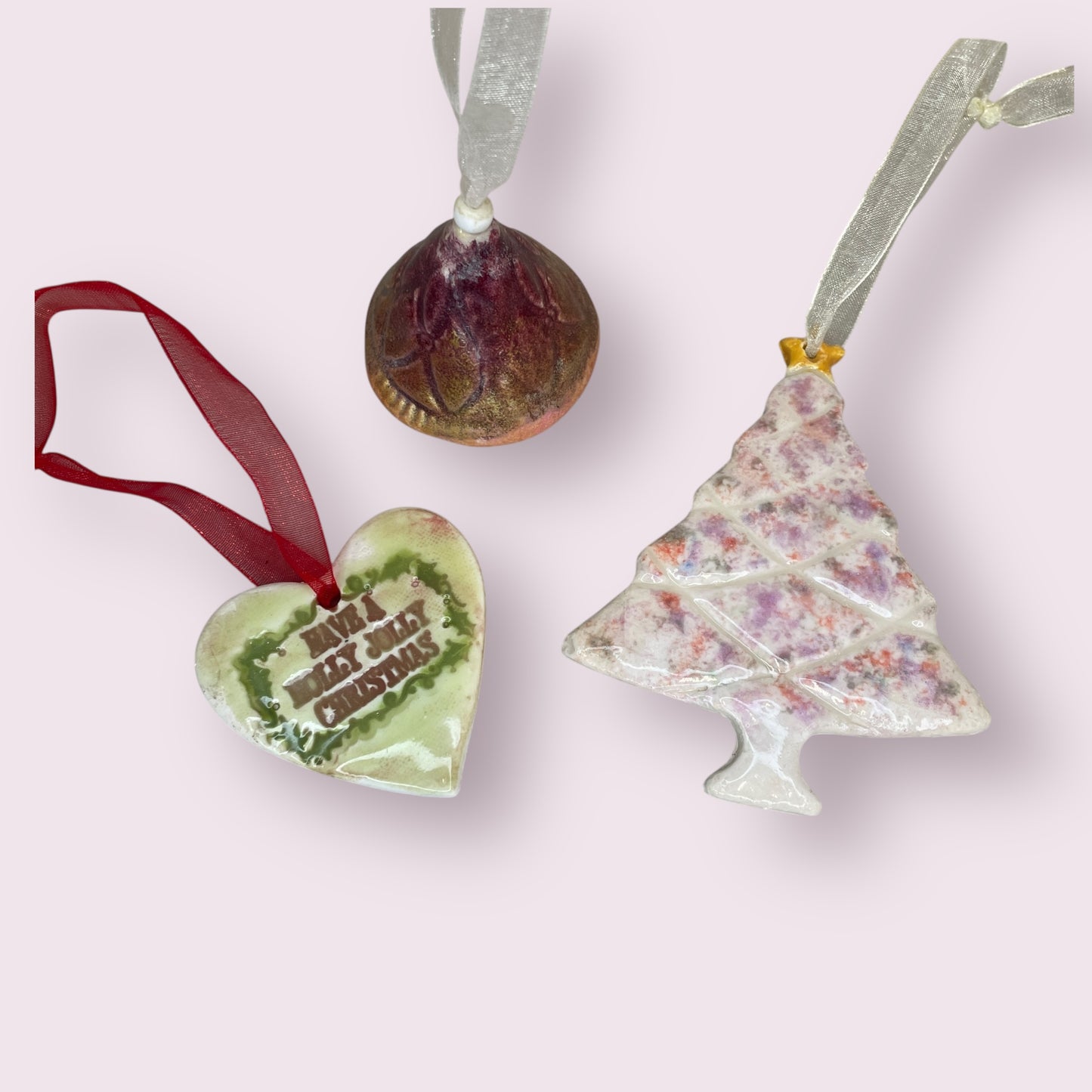 Decorative pottery hangings 'Assorted' - Christina Rutherford