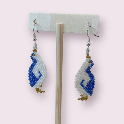 Novelty beaded earrings - June Pawley