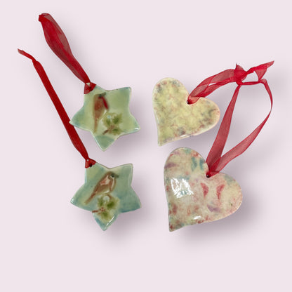 Decorative pottery hangings 'Assorted' - Christina Rutherford