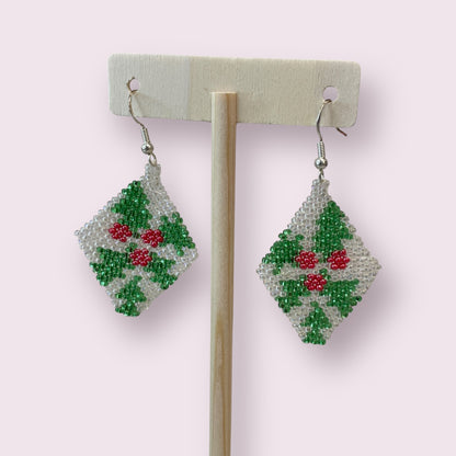 Novelty beaded earrings - June Pawley