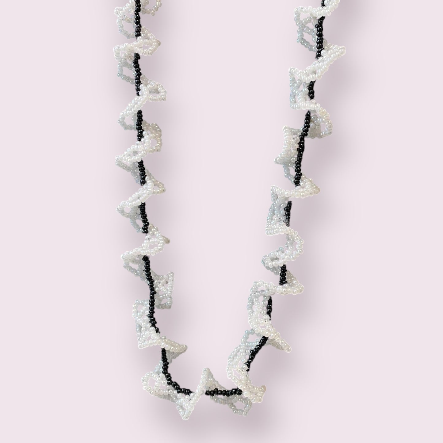 Necklace 'white swirl' - June Pawley
