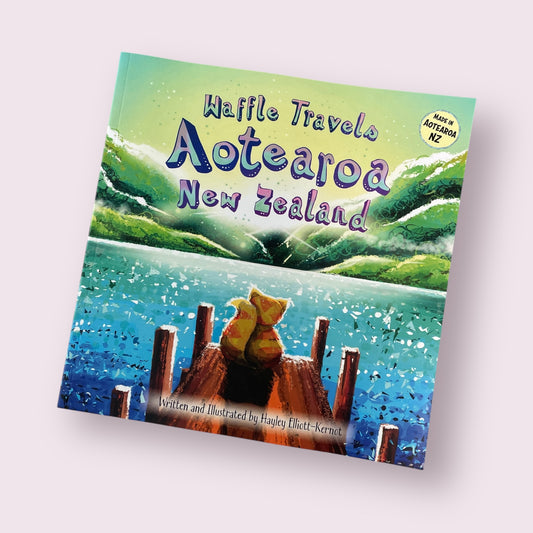 Waffle travels Aotearoa New Zealand - Hayley Elliott-Kernot