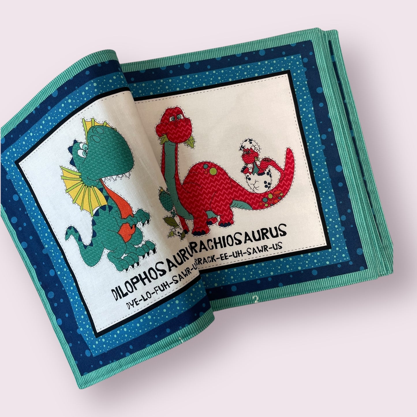 Fabric book 'Dinosaur Friends' - Dorothy Smith