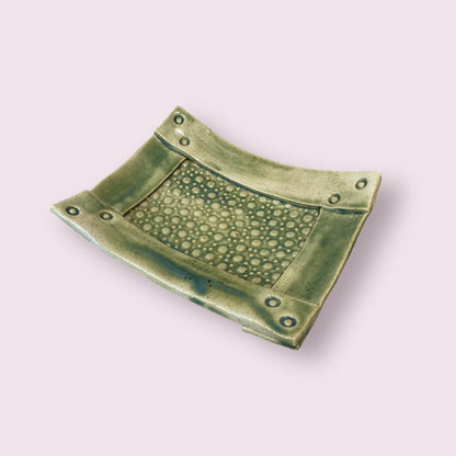 Green plate - Margaret Foley