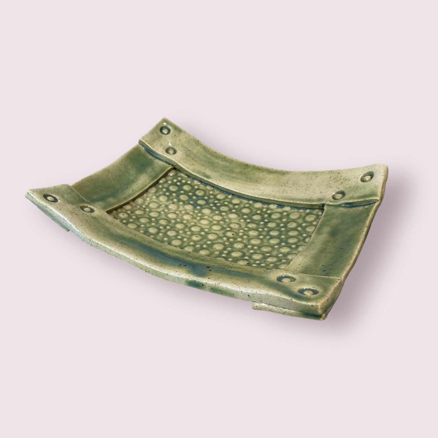 Green plate - Margaret Foley