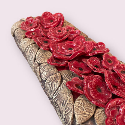 Flower sculpture - LJH Pottery