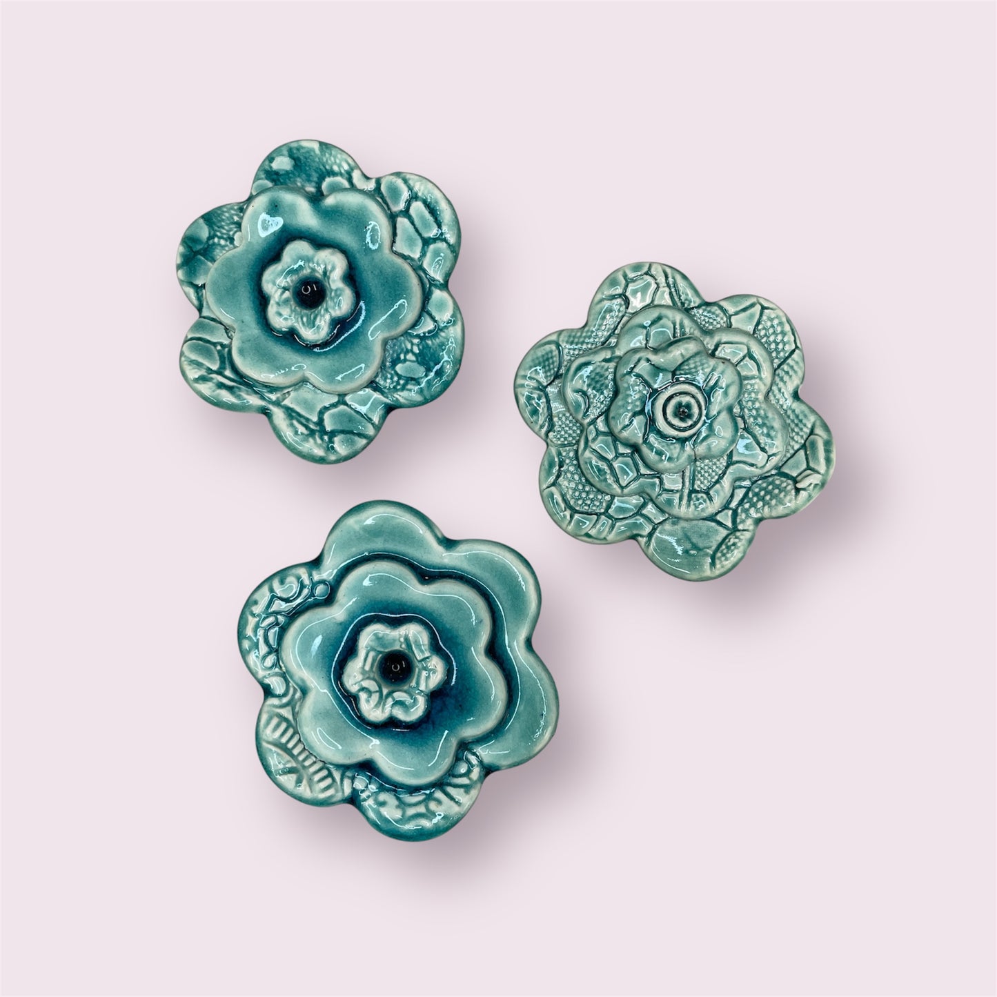 Wall flowers - LJH Pottery