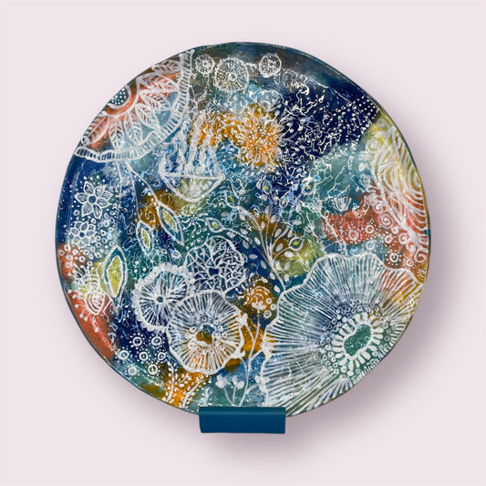 'Tide Dreams' Plate 1 - PJNZ Pottery