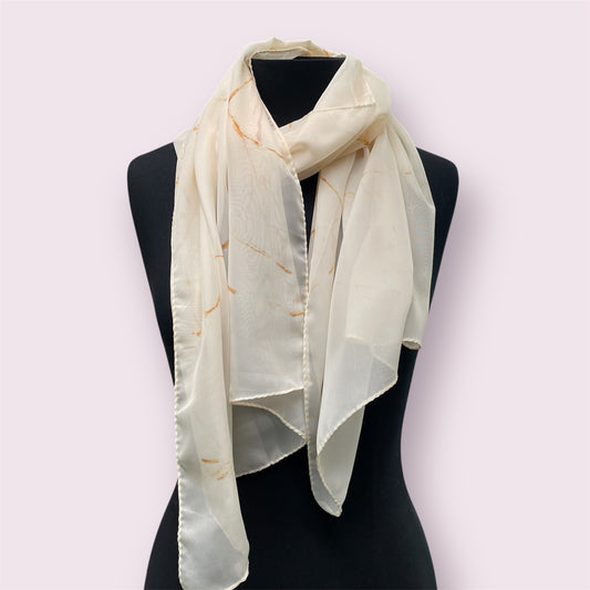 Naturally printed scarf - Jennifer Patterson