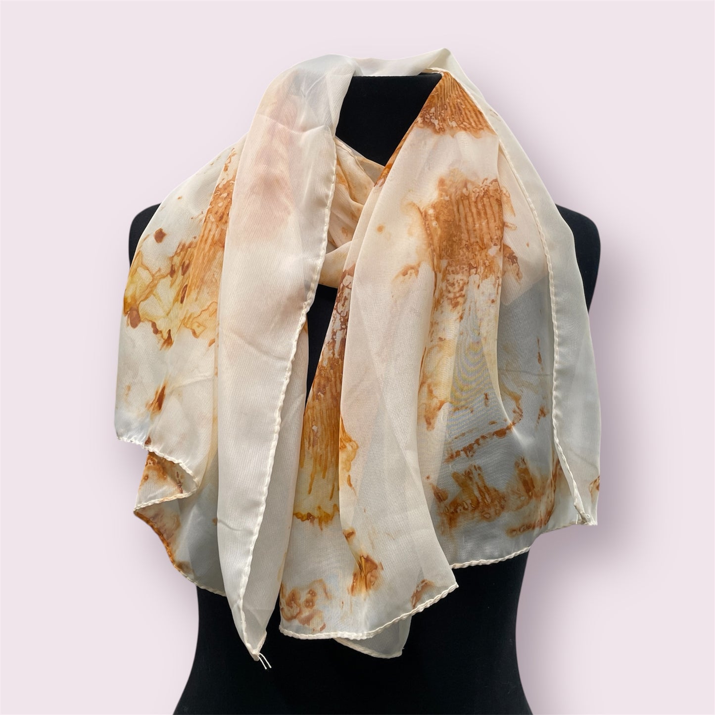 Naturally printed scarf (No. 3) - Jennifer Patterson