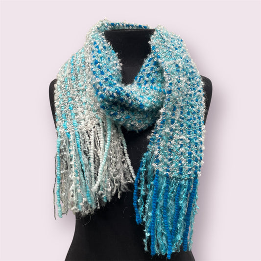 Teal scarf - Maree Liddington