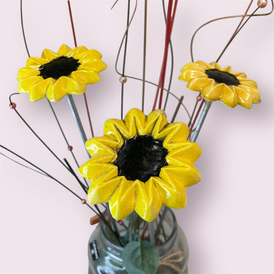 Sunflowers - LJH Pottery