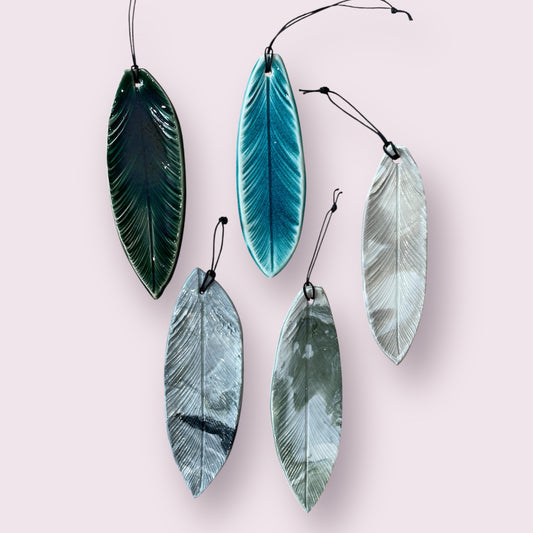 Feathers - LJH Pottery (sold individually)