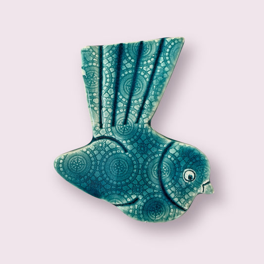 Fantail wall hanging large - LJH Pottery
