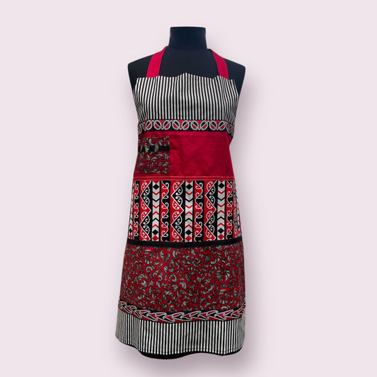 Maori motif adult's apron - Posh Pinnies