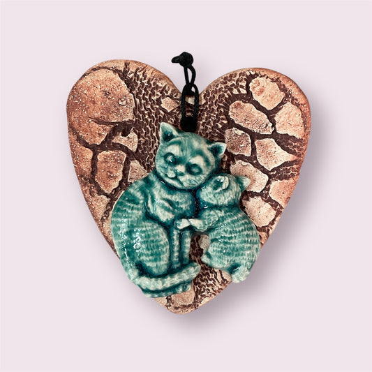 Heart ornament - LJH Pottery