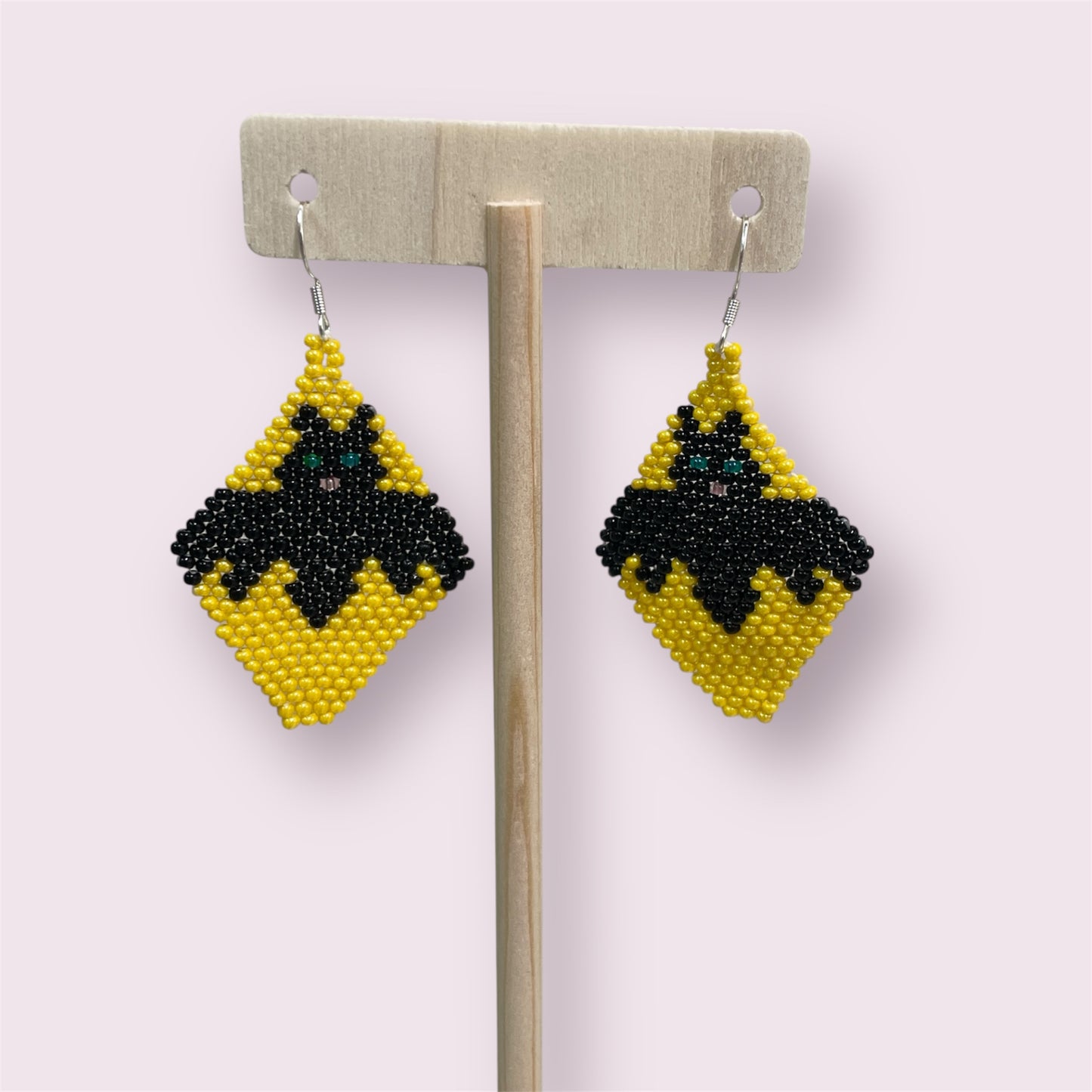 Novelty beaded earrings - June Pawley