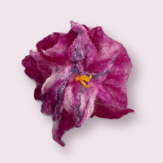Handfelted floral brooch - Maree Liddington (assorted designs)