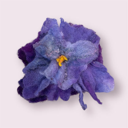 Handfelted floral brooch - Maree Liddington (assorted designs)