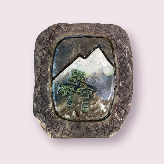 Mountain plaque - LJH Pottery