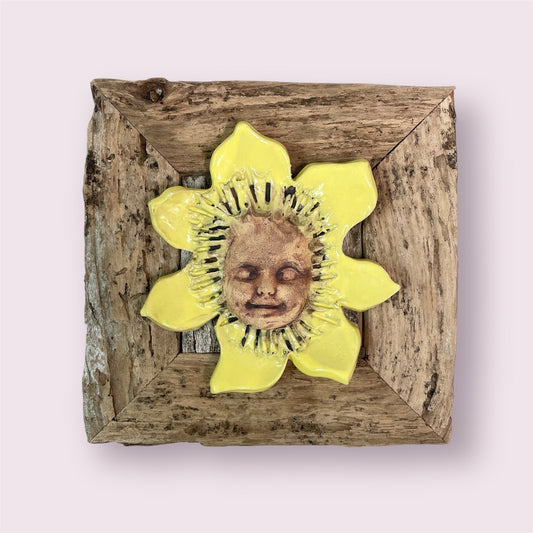 Sunflower plaque - Donna Hitchcock