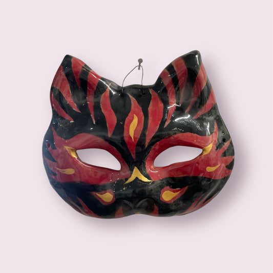 Venetian cat mask 'Quatro' - Jan Pidwell