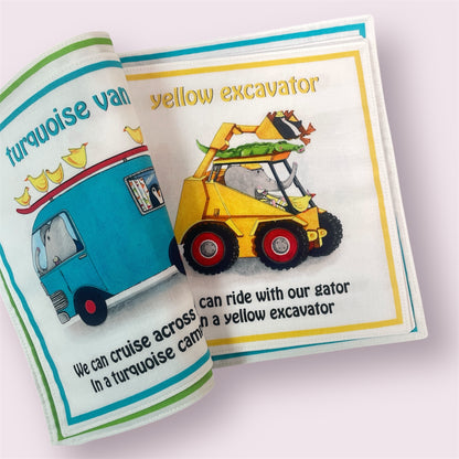 Fabric book 'Let's Take A Ride!' - Dorothy Smith