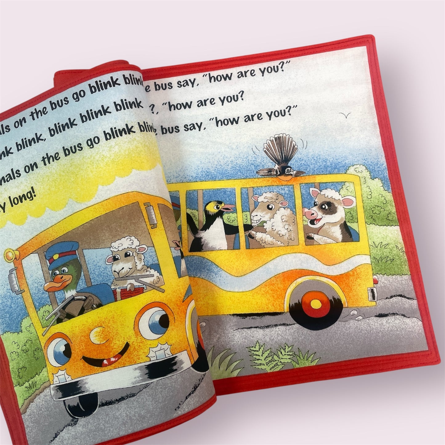 Fabric book 'Wheels on the Bus' - Dorothy Smith